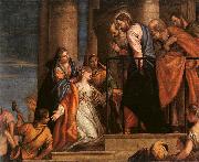  Paolo  Veronese Christ and the Woman with the Issue of Blood Sweden oil painting reproduction